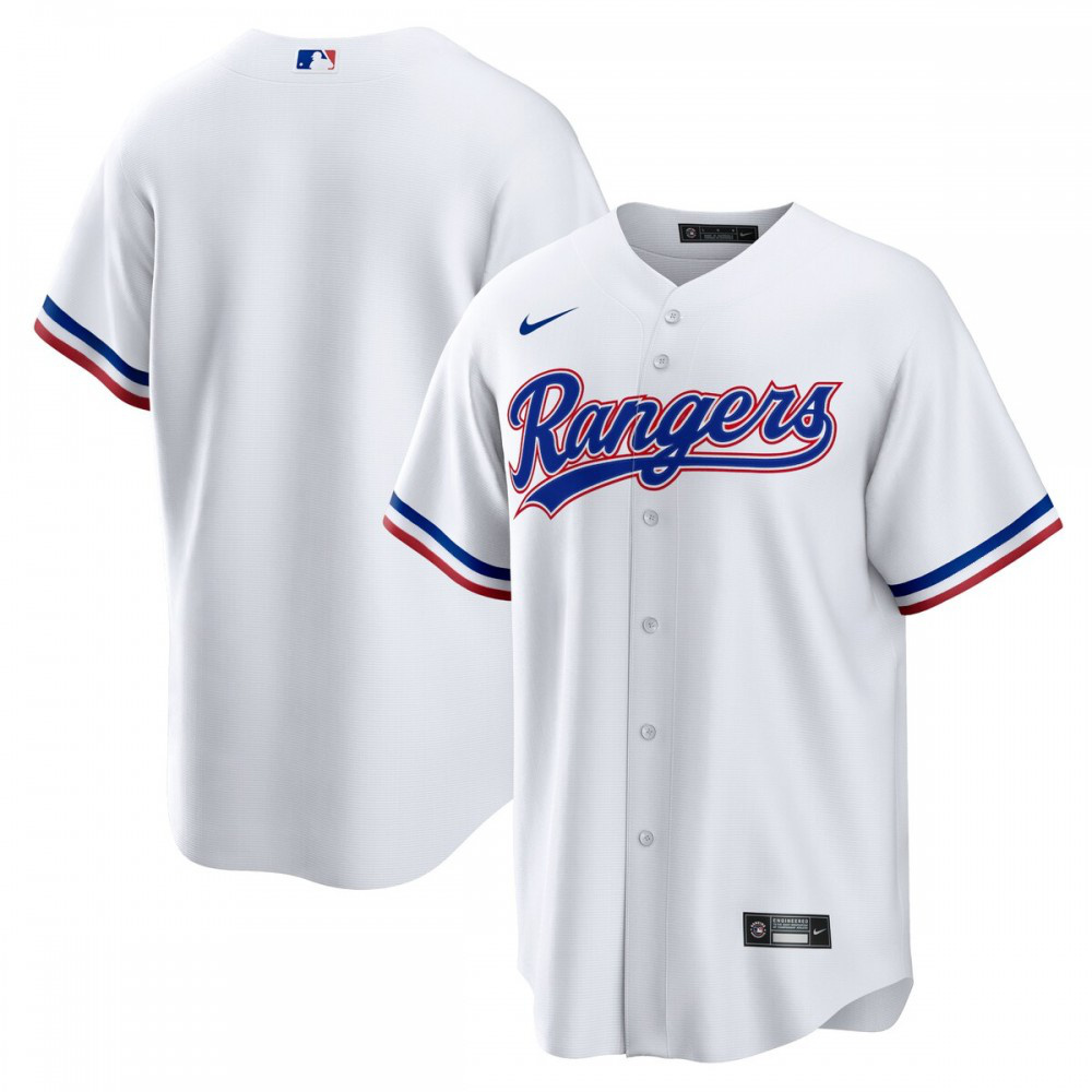 Texas Rangers Home Replica Team Jersey - White-Pro Kit Vault | Brand New 26/27 Sports Jerseys
